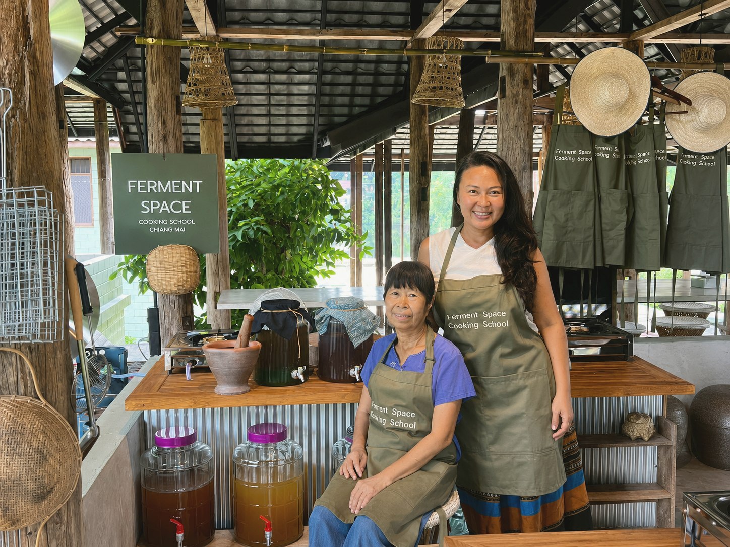 Ratana and Tai together at Ferment Space today